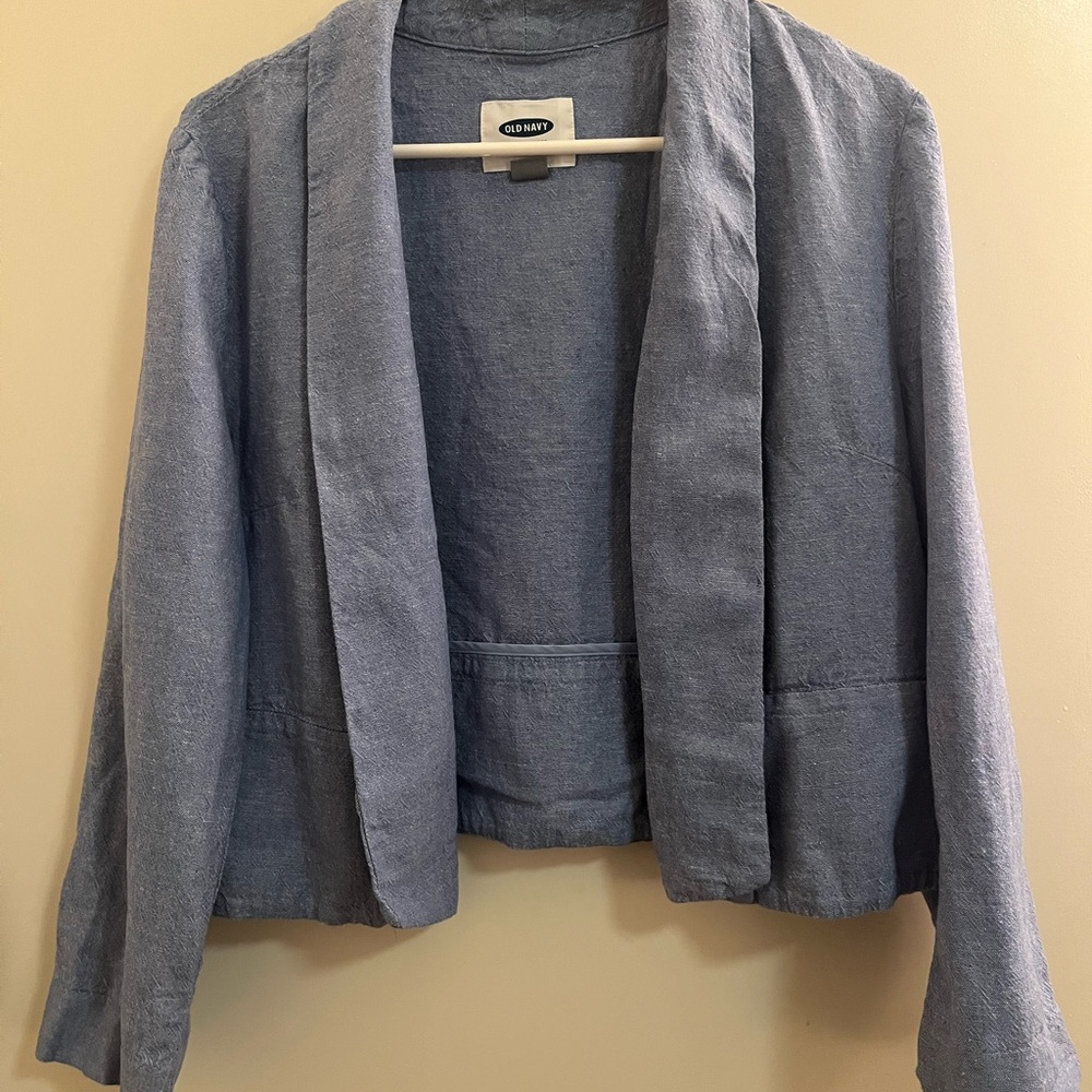Old Navy Women's Light Blue Blazer